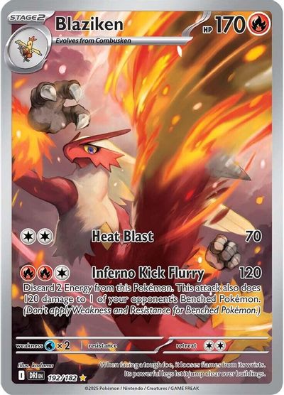 Blaziken (192/182) [Scarlet & Violet: Destined Rivals] | Odin's Place