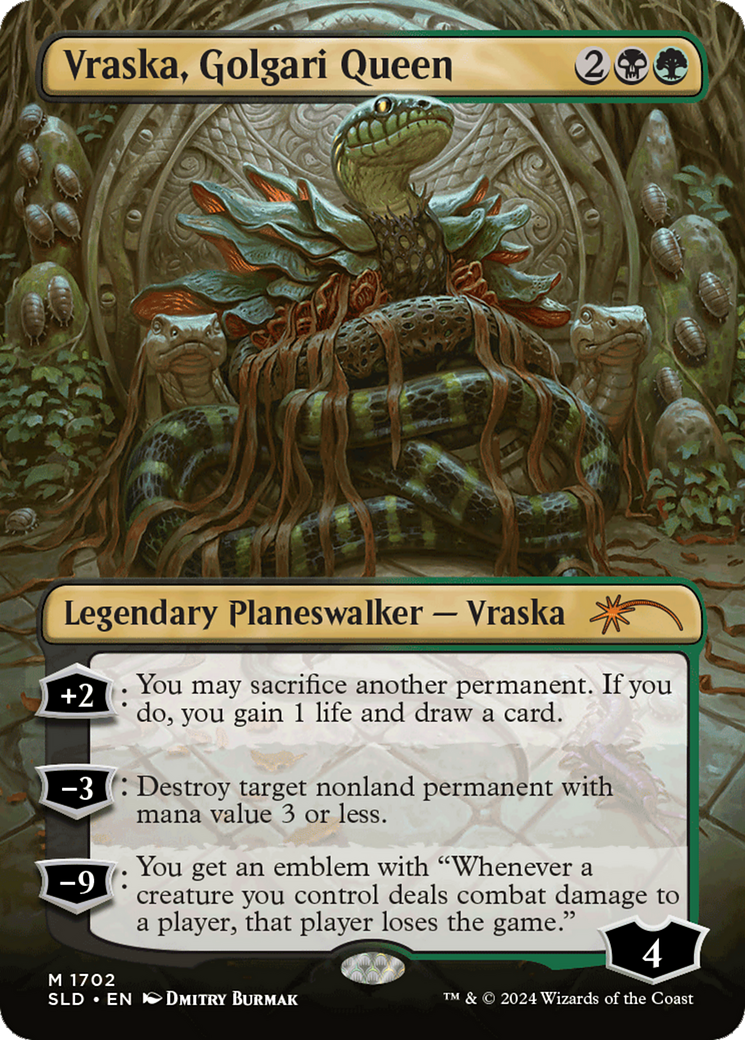 Vraska, Golgari Queen (1702) (Rainbow Foil) [Secret Lair Drop Series] | Odin's Place