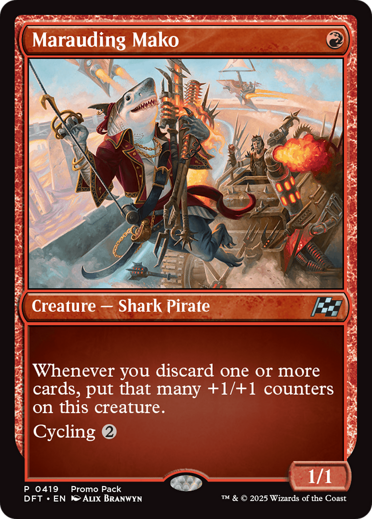 Marauding Mako (Promo Pack) [Aetherdrift Promos] | Odin's Place
