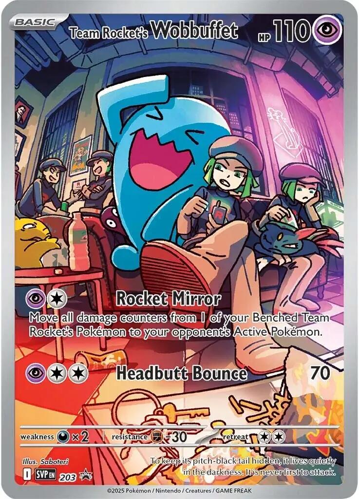 Team Rocket's Wobbuffet (203) [Scarlet & Violet: Black Star Promos] | Odin's Place