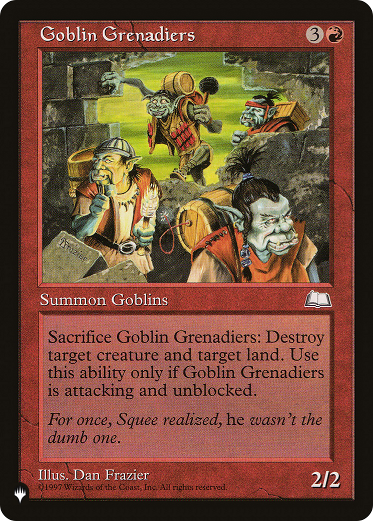 Goblin Grenadiers [The List] | Odin's Place