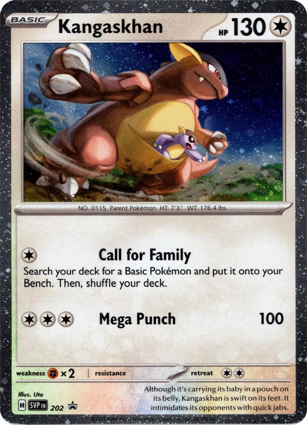 Kangaskhan (202) (Cosmos Holo) [Scarlet & Violet: Black Star Promos] | Odin's Place