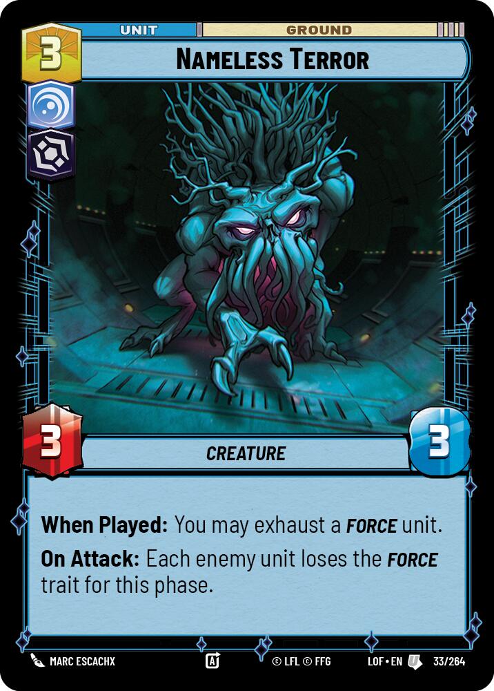 Nameless Terror (33/264) (33/264) [Legends of the Force] | Odin's Place