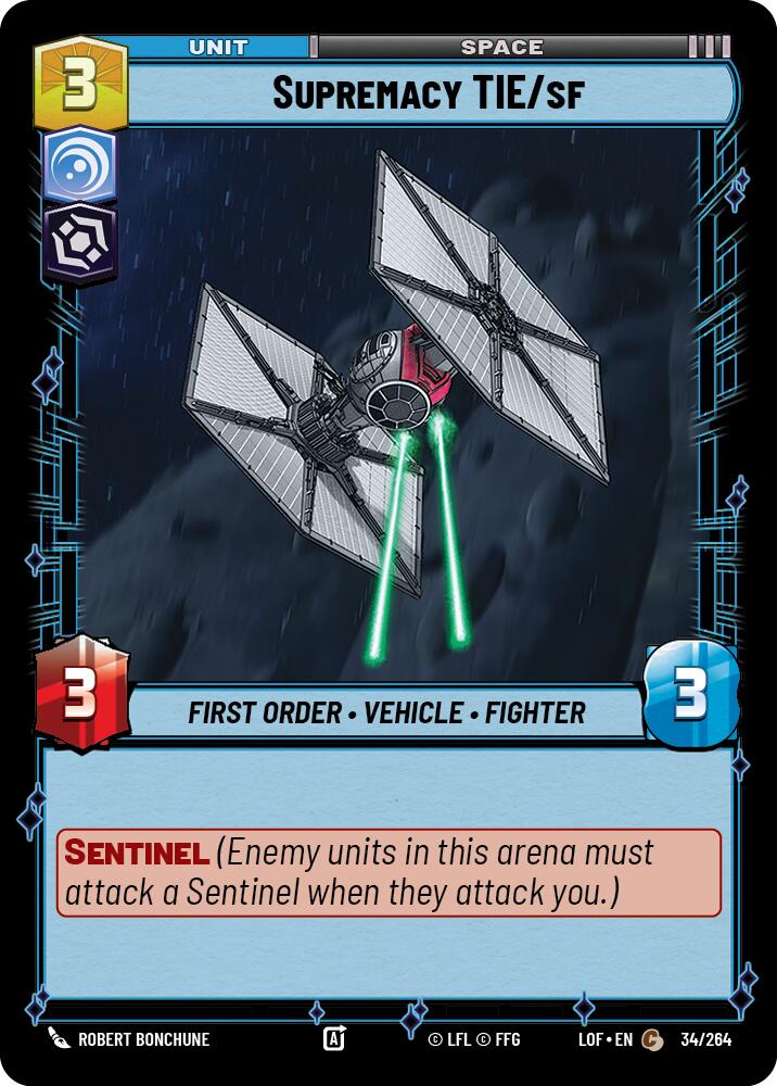 Supremacy TIE/sf (34/264) (34/264) [Legends of the Force] | Odin's Place