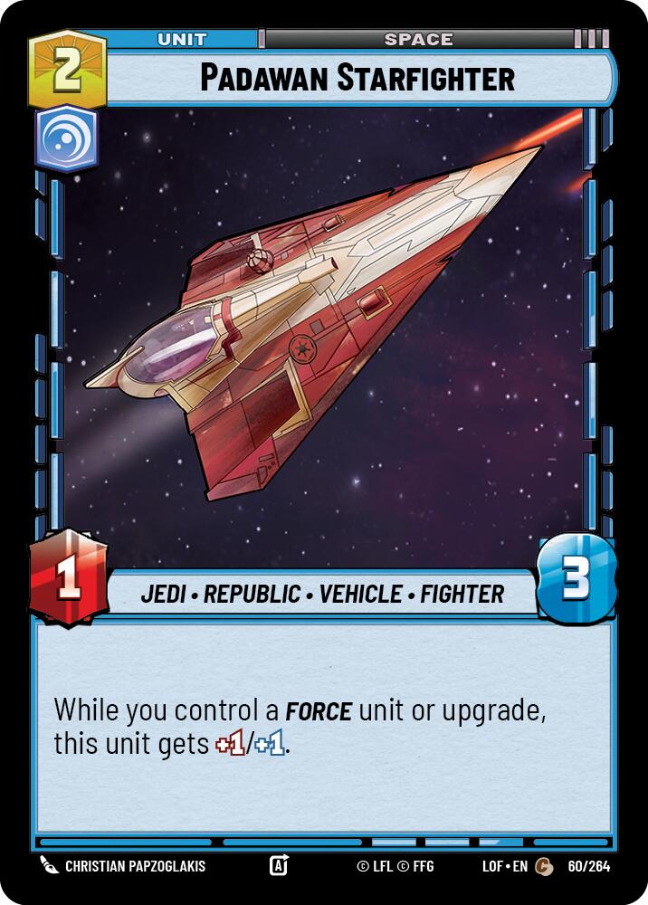Padawan Starfighter (60/264) (60/264) [Legends of the Force] | Odin's Place