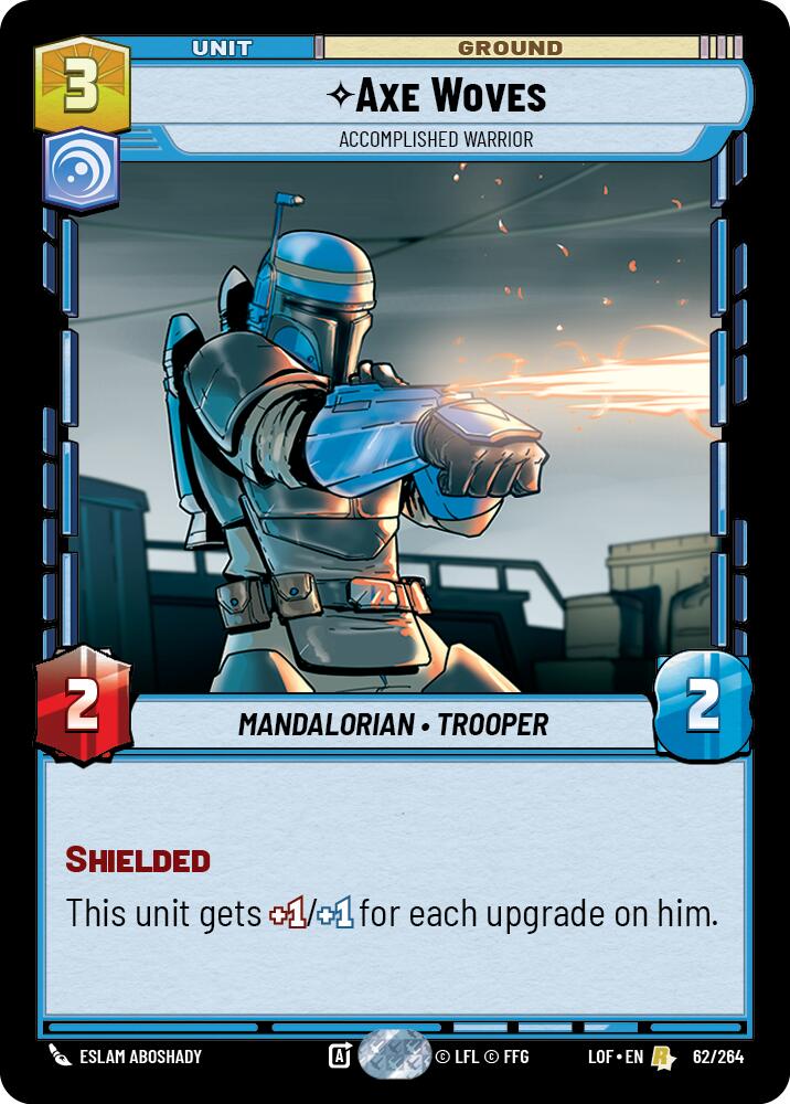 Axe Woves - Accomplished Warrior (62/264) (62/264) [Legends of the Force] | Odin's Place