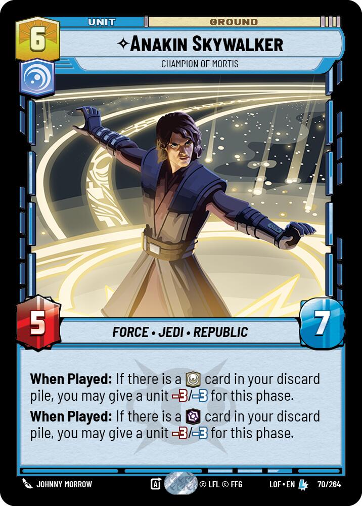 Anakin Skywalker - Champion of Mortis (70/264) (70/264) [Legends of the Force] | Odin's Place