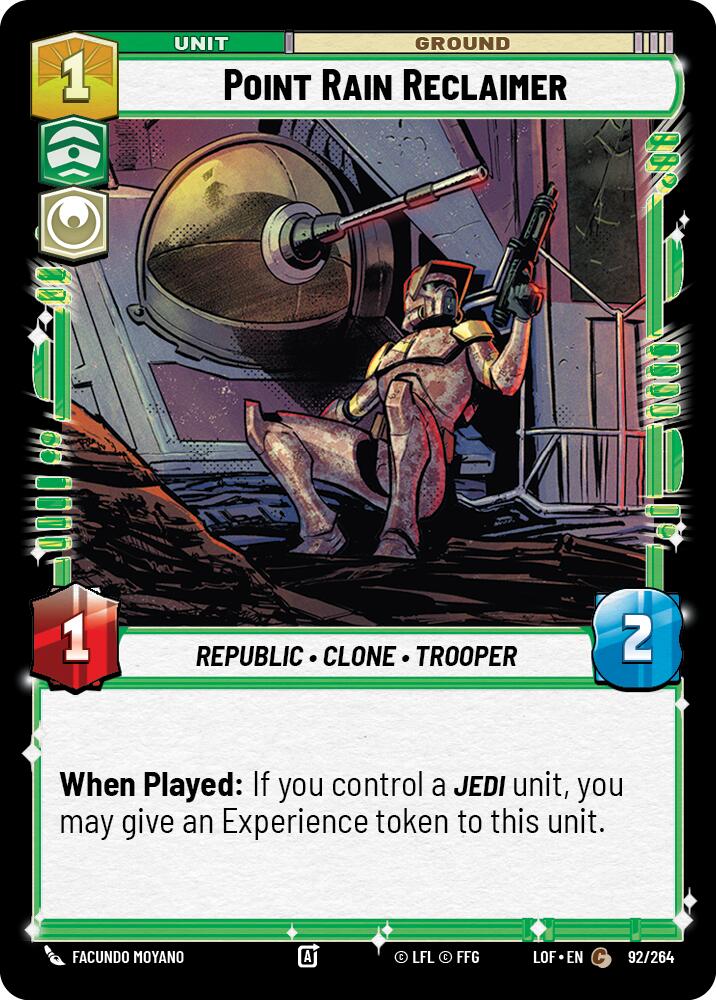 Point Rain Reclaimer (92/264) (92/264) [Legends of the Force] | Odin's Place