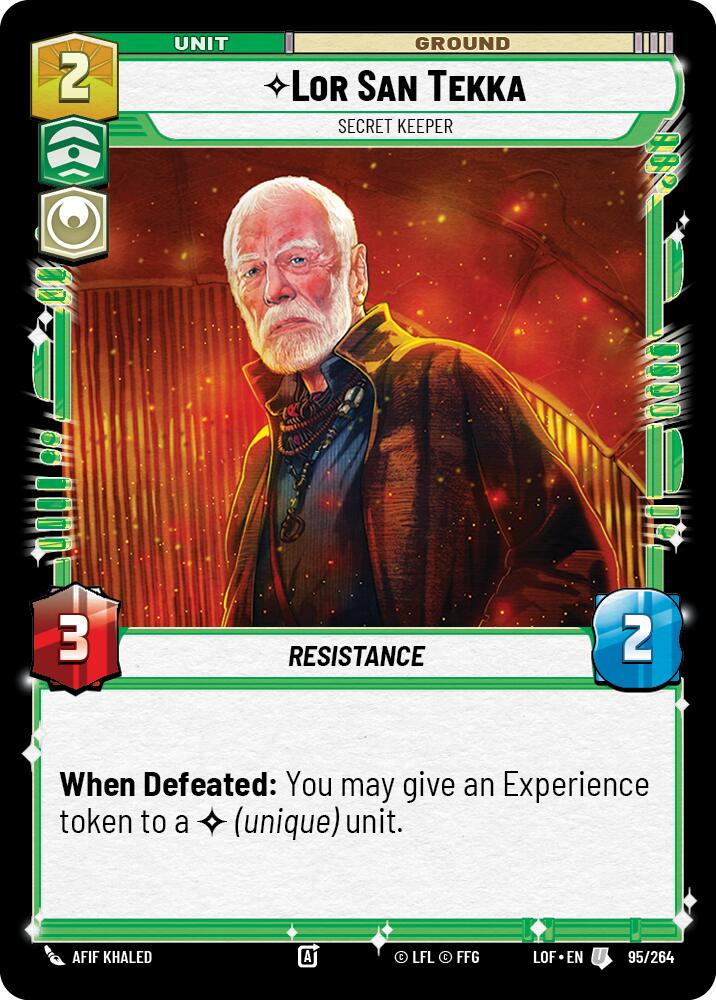 Lor San Tekka - Secret Keeper (95/264) (95/264) [Legends of the Force] | Odin's Place