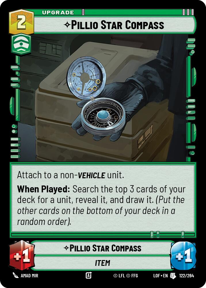 Pillio Star Compass (122/264) (122/264) [Legends of the Force] | Odin's Place