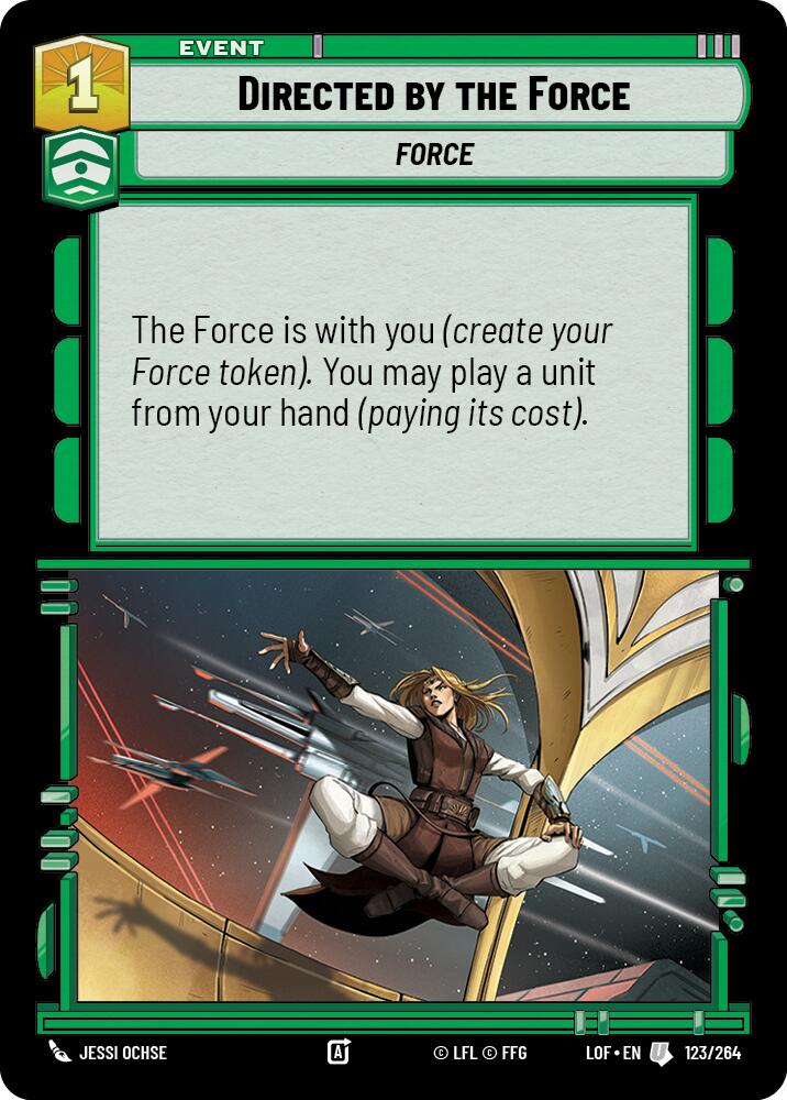 Directed by the Force (123/264) (123/264) [Legends of the Force] | Odin's Place