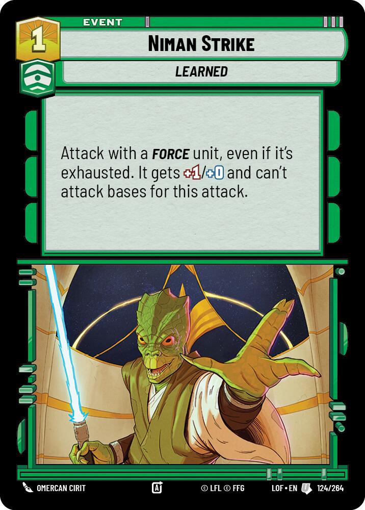 Niman Strike (124/264) (124/264) [Legends of the Force] | Odin's Place
