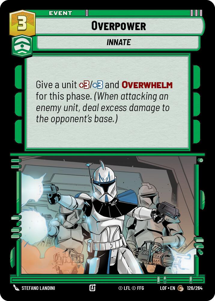 Overpower (126/264) (126/264) [Legends of the Force] | Odin's Place