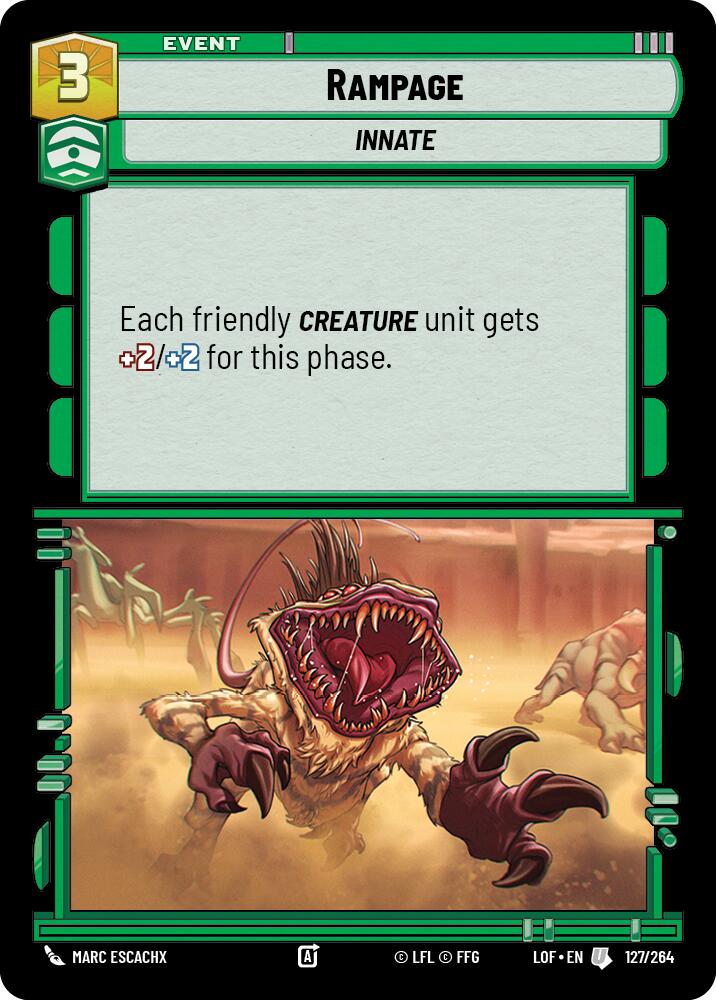 Rampage (127/264) (127/264) [Legends of the Force] | Odin's Place