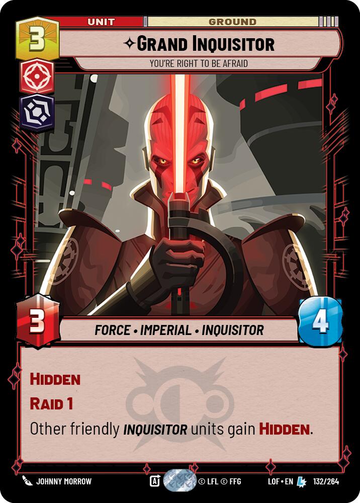Grand Inquisitor - You're Right to Be Afraid (132/264) (132/264) [Legends of the Force] | Odin's Place