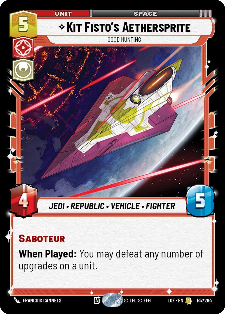 Kit Fisto's Aethersprite - Good Hunting (147/264) (147/264) [Legends of the Force] | Odin's Place
