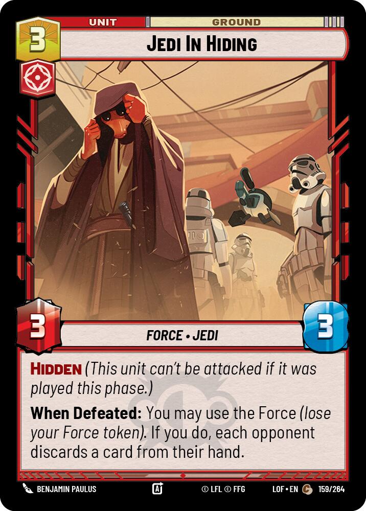 Jedi In Hiding (159/264) (159/264) [Legends of the Force] | Odin's Place