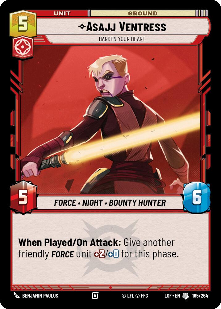 Asajj Ventress - Harden Your Heart (165/264) (165/264) [Legends of the Force] | Odin's Place