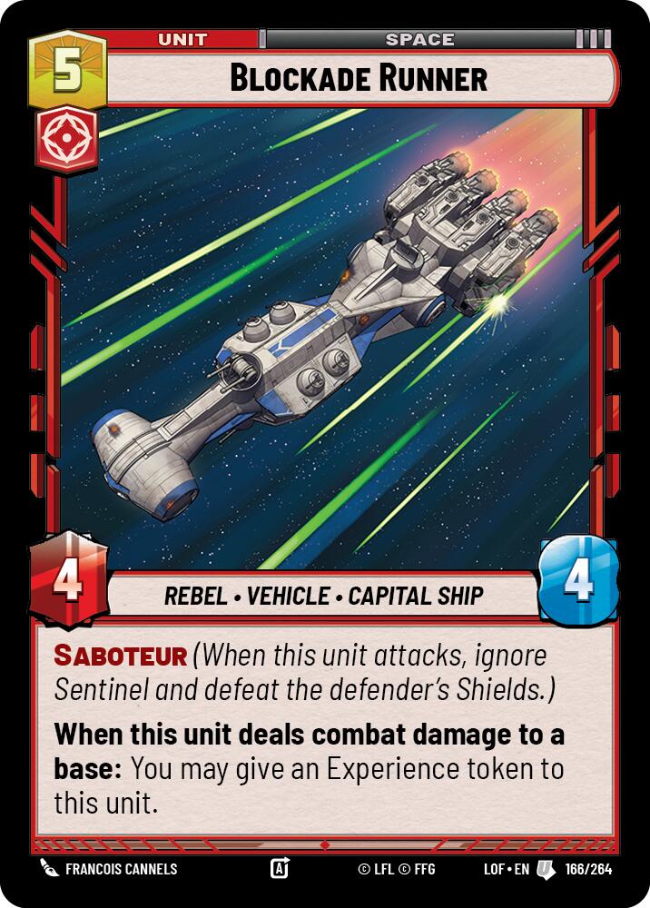 Blockade Runner (166/264) (166/264) [Legends of the Force] | Odin's Place