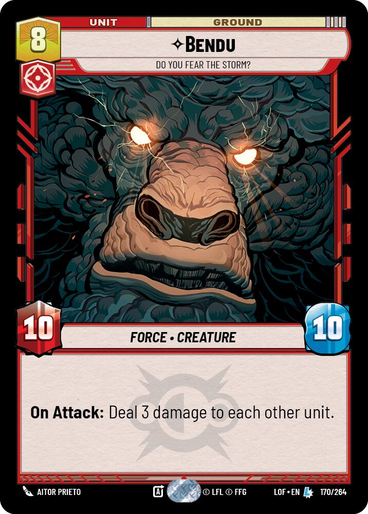 Bendu - Do You Fear the Storm? (170/264) (170/264) [Legends of the Force] | Odin's Place