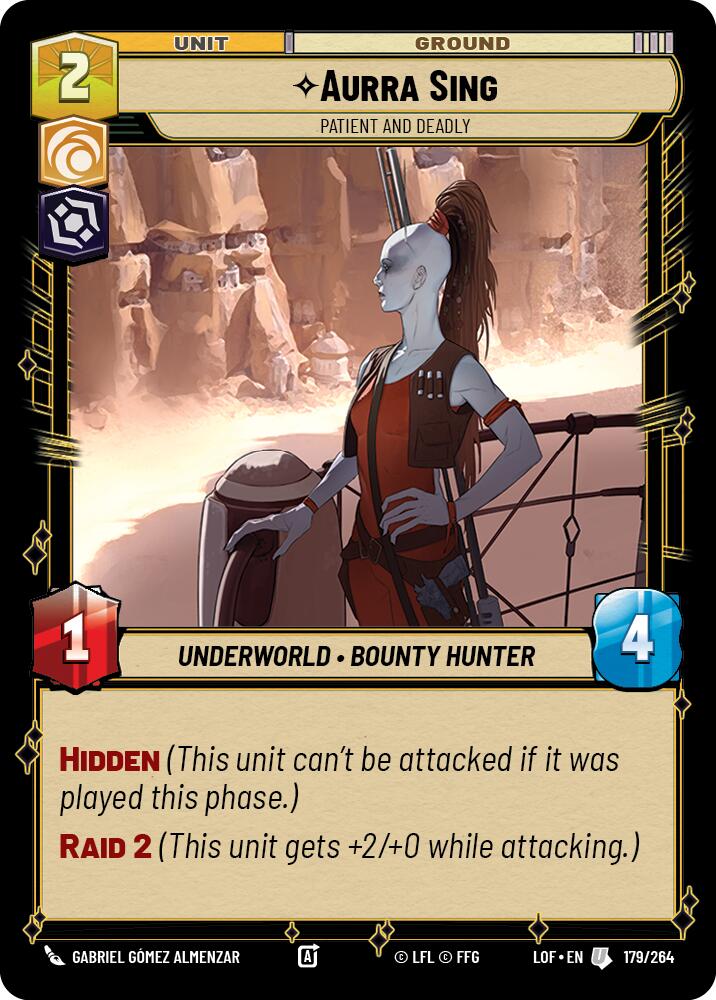 Aurra Sing - Patient and Deadly (179/264) (179/264) [Legends of the Force] | Odin's Place
