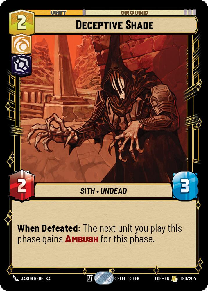 Deceptive Shade (180/264) (180/264) [Legends of the Force] | Odin's Place