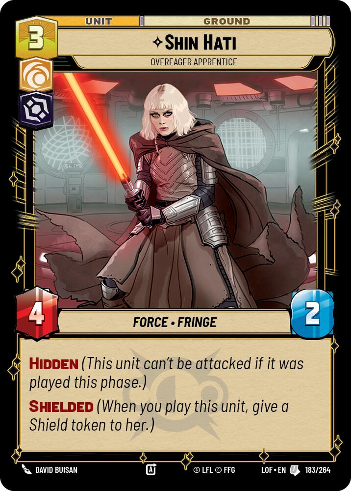 Shin Hati - Overeager Apprentice (183/264) (183/264) [Legends of the Force] | Odin's Place
