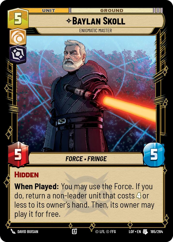 Baylan Skoll - Enigmatic Master (185/264) (185/264) [Legends of the Force] | Odin's Place
