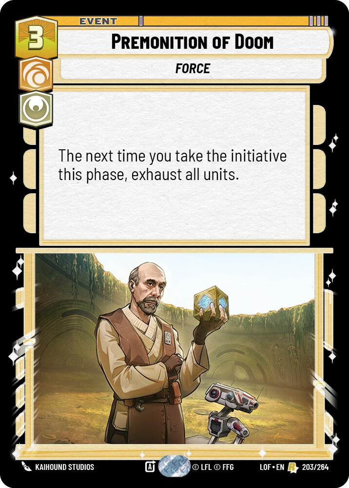 Premonition of Doom (203/264) (203/264) [Legends of the Force] | Odin's Place