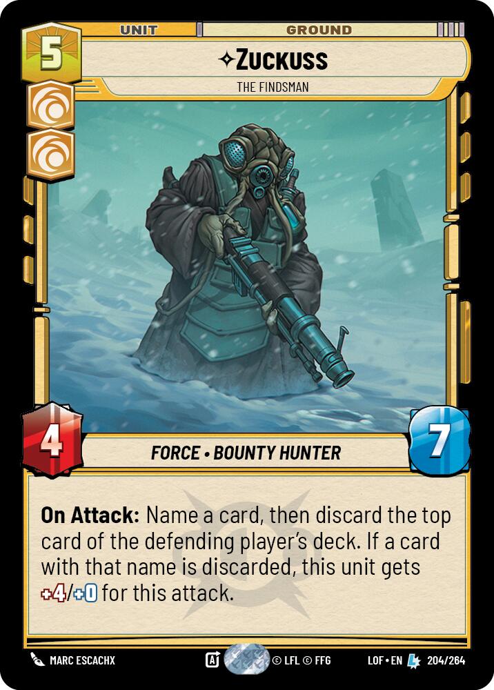 Zuckuss - The Findsman (204/264) (204/264) [Legends of the Force] | Odin's Place