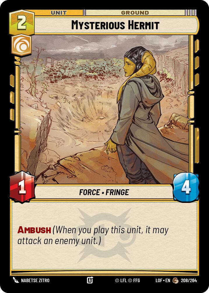 Mysterious Hermit (208/264) (208/264) [Legends of the Force] | Odin's Place