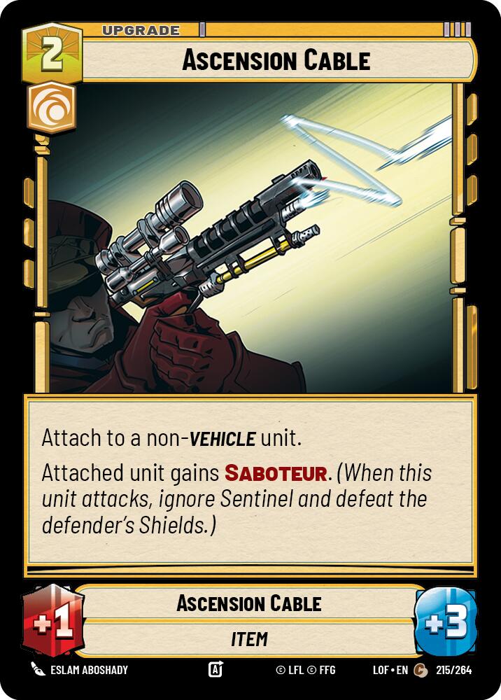 Ascension Cable (215/264) (215/264) [Legends of the Force] | Odin's Place