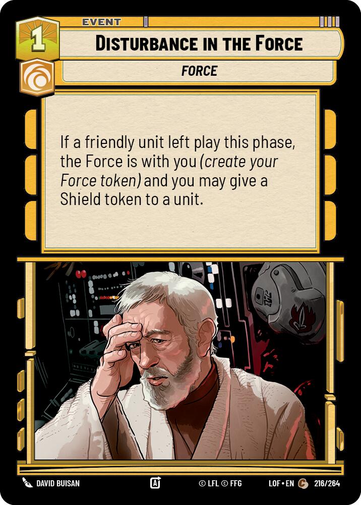 Disturbance in the Force (216/264) (216/264) [Legends of the Force] | Odin's Place