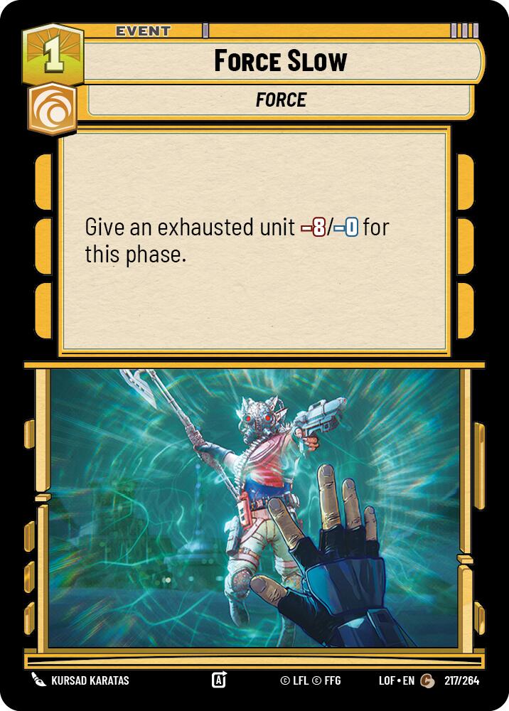 Force Slow (217/264) (217/264) [Legends of the Force] | Odin's Place