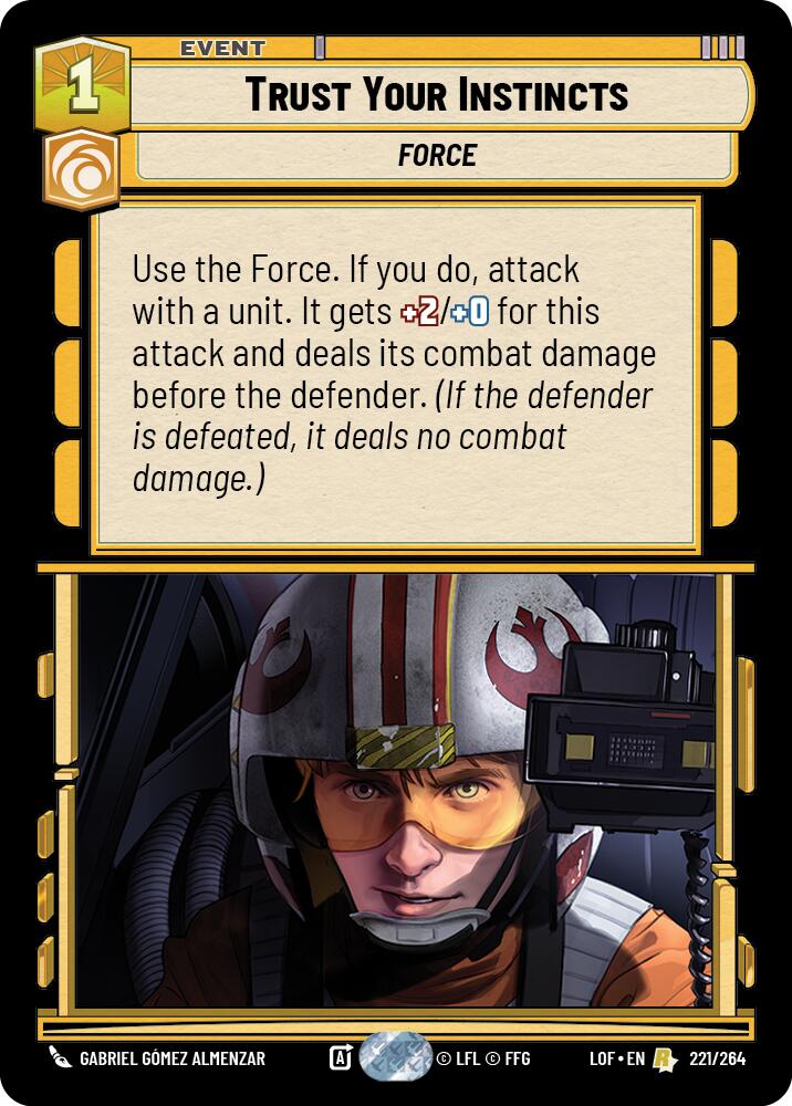 Trust Your Instincts (221/264) (221/264) [Legends of the Force] | Odin's Place