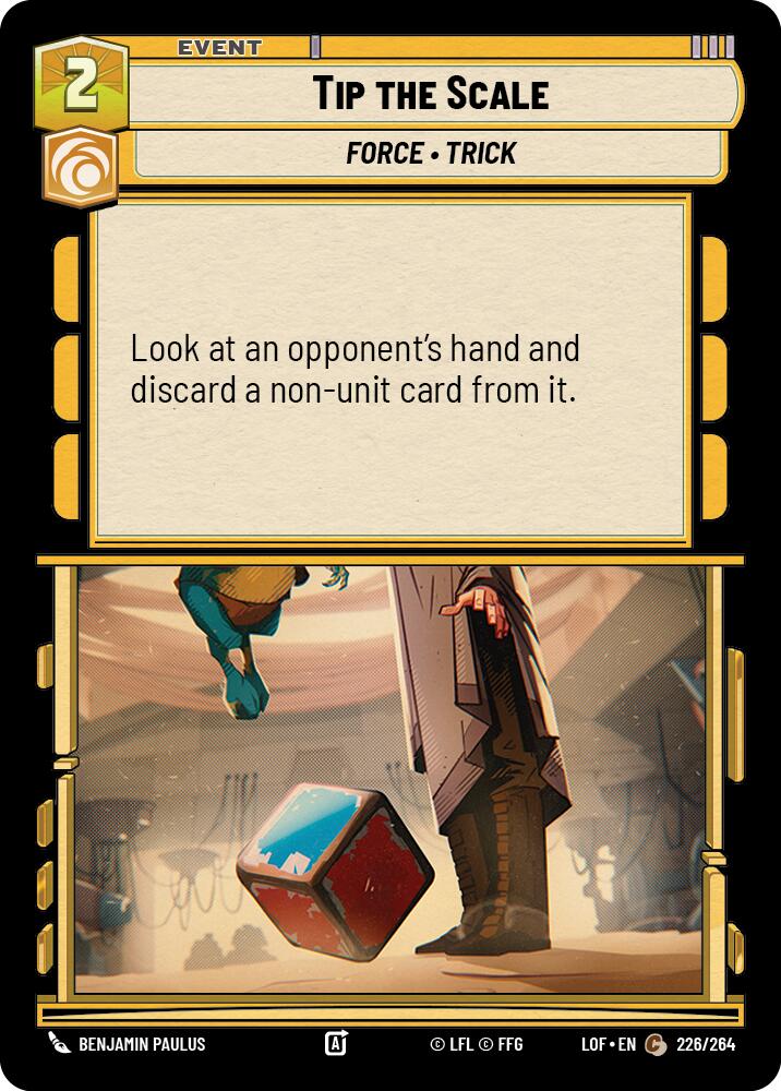 Tip the Scale (226/264) (226/264) [Legends of the Force] | Odin's Place