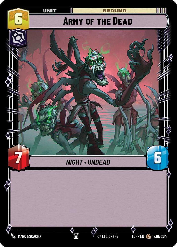 Army of the Dead (236/264) (236/264) [Legends of the Force] | Odin's Place