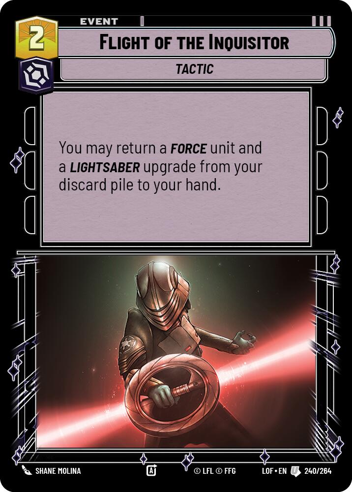 Flight of the Inquisitor (240/264) (240/264) [Legends of the Force] | Odin's Place