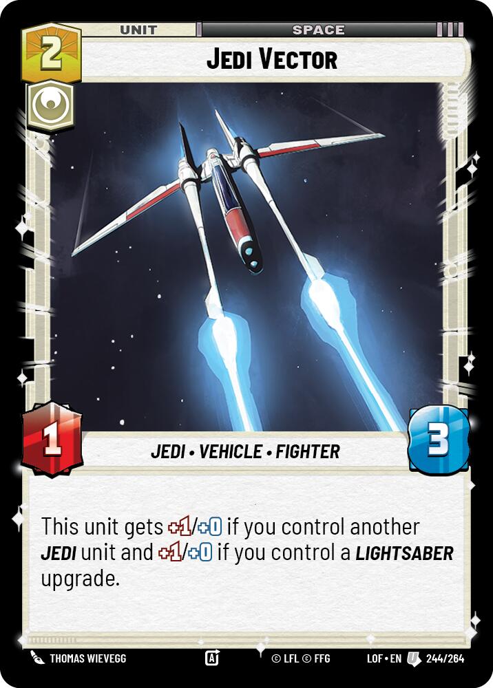 Jedi Vector (244/264) (244/264) [Legends of the Force] | Odin's Place