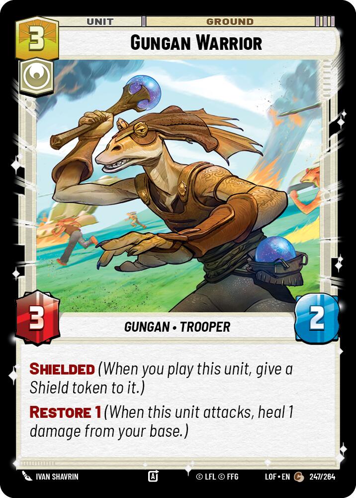 Gungan Warrior (247/264) (247/264) [Legends of the Force] | Odin's Place