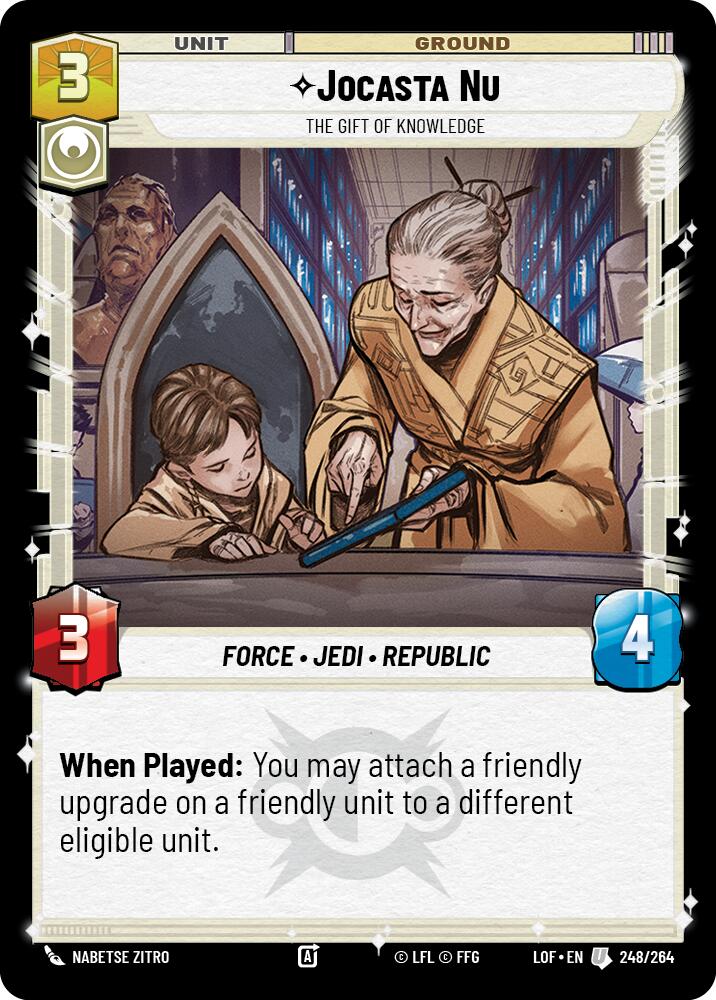 Jocasta Nu - The Gift of Knowledge (248/264) (248/264) [Legends of the Force] | Odin's Place