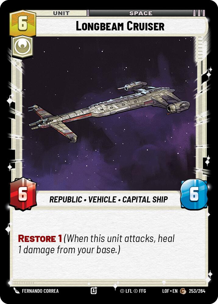 Longbeam Cruiser (253/264) (253/264) [Legends of the Force] | Odin's Place
