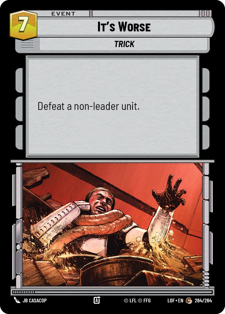 It's Worse (264/264) (264/264) [Legends of the Force] | Odin's Place