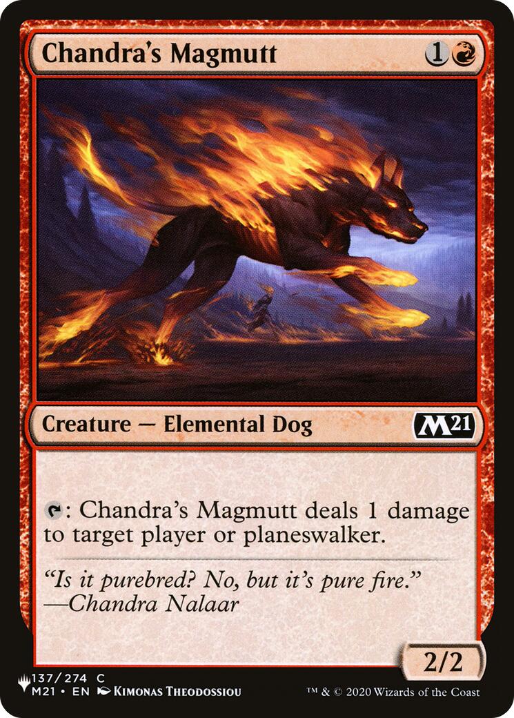 Chandra's Magmutt [The List] | Odin's Place