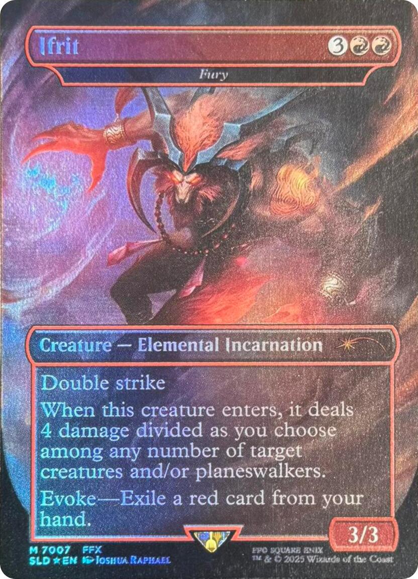 Ifrit - Fury (Rainbow Foil) [Secret Lair Drop Series] | Odin's Place