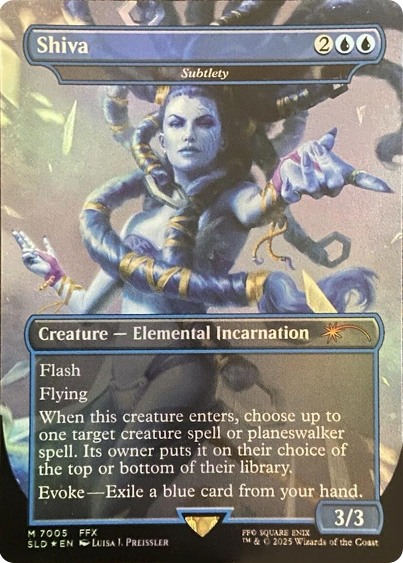 Shiva - Subtlety (Rainbow Foil) [Secret Lair Drop Series] | Odin's Place