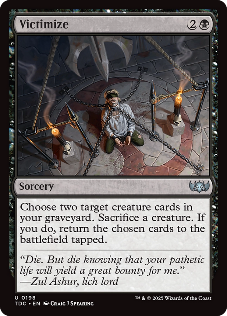 Victimize [Tarkir: Dragonstorm Commander] | Odin's Place