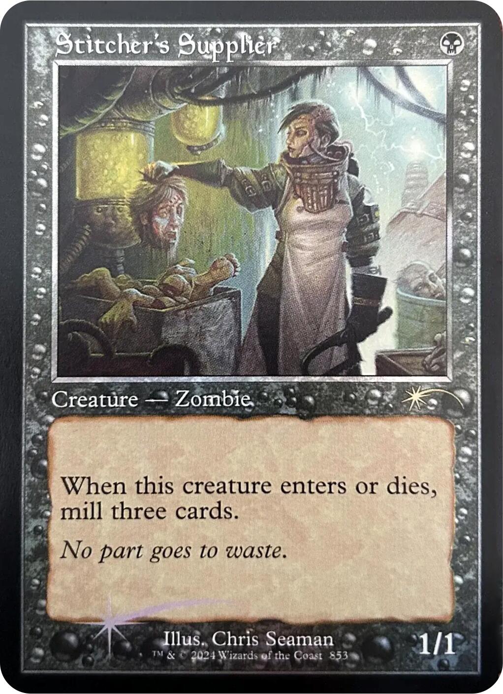 Stitcher's Supplier (Retro Frame) [Secret Lair Drop Series] | Odin's Place