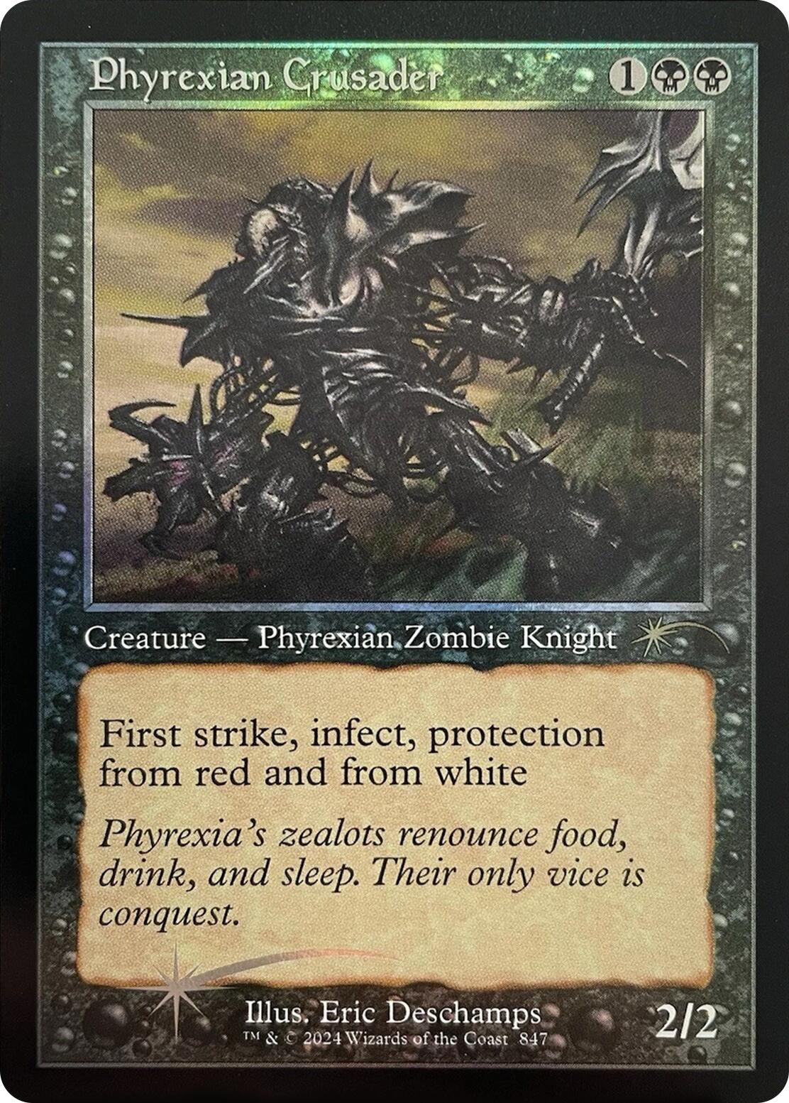 Phyrexian Crusader (Retro Frame) [Secret Lair Drop Series] | Odin's Place