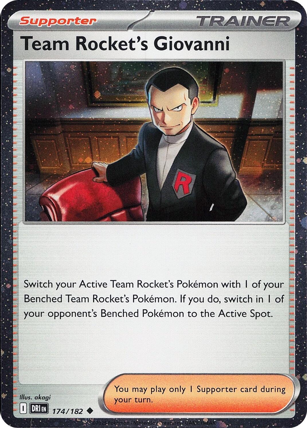 Team Rocket's Giovanni (174/182) (Cosmos Holo) [Miscellaneous Cards] | Odin's Place
